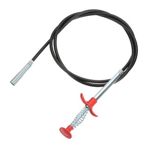 Unique Bargains Steel Wire Flexible Bendable Kitchen Bathroom Drain Clog Remover - 1 of 4