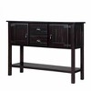 APRILSOUL 48'' Solid Wood Retro Sideboard, Console Table,2 Drawers, Cabinets & Bottom Shelf,  Buffet for Living Room,Kitchen - 2 of 4