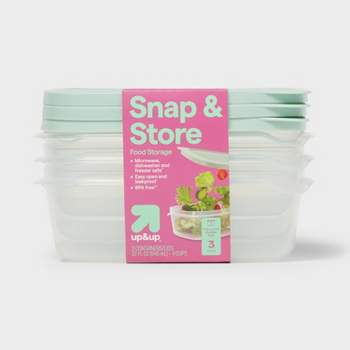 Medium Rectangle Food Storage Containers - 32 fl oz/3ct - up & up™