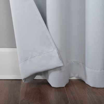 Gray Insulated Blackout Rod Pocket Drapes, 40" x 63"