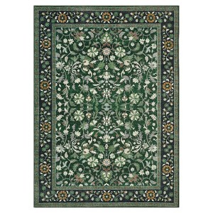 Coolmee Washable Runner Rug Kitchen Rugs and Mats Non Skid Washable Waterproof Carpet Runner for Living Room Bedroom Bathroom Navy Blue - 1 of 4