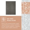 TOWN & COUNTRY EVERYDAY Rae Abstract Organic Soft Felt Everwash®, Machine Washable Area Rug with Non-Slip Backing, Abstract Rug, Sage Green 1'7"x2'11" - 3 of 4