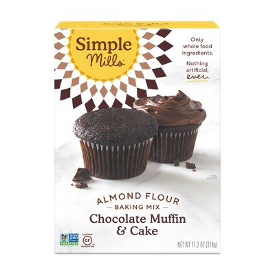 Simple Mills Gluten Free Chocolate Muffin & Cake Almond Flour Baking Mix - 11.2oz