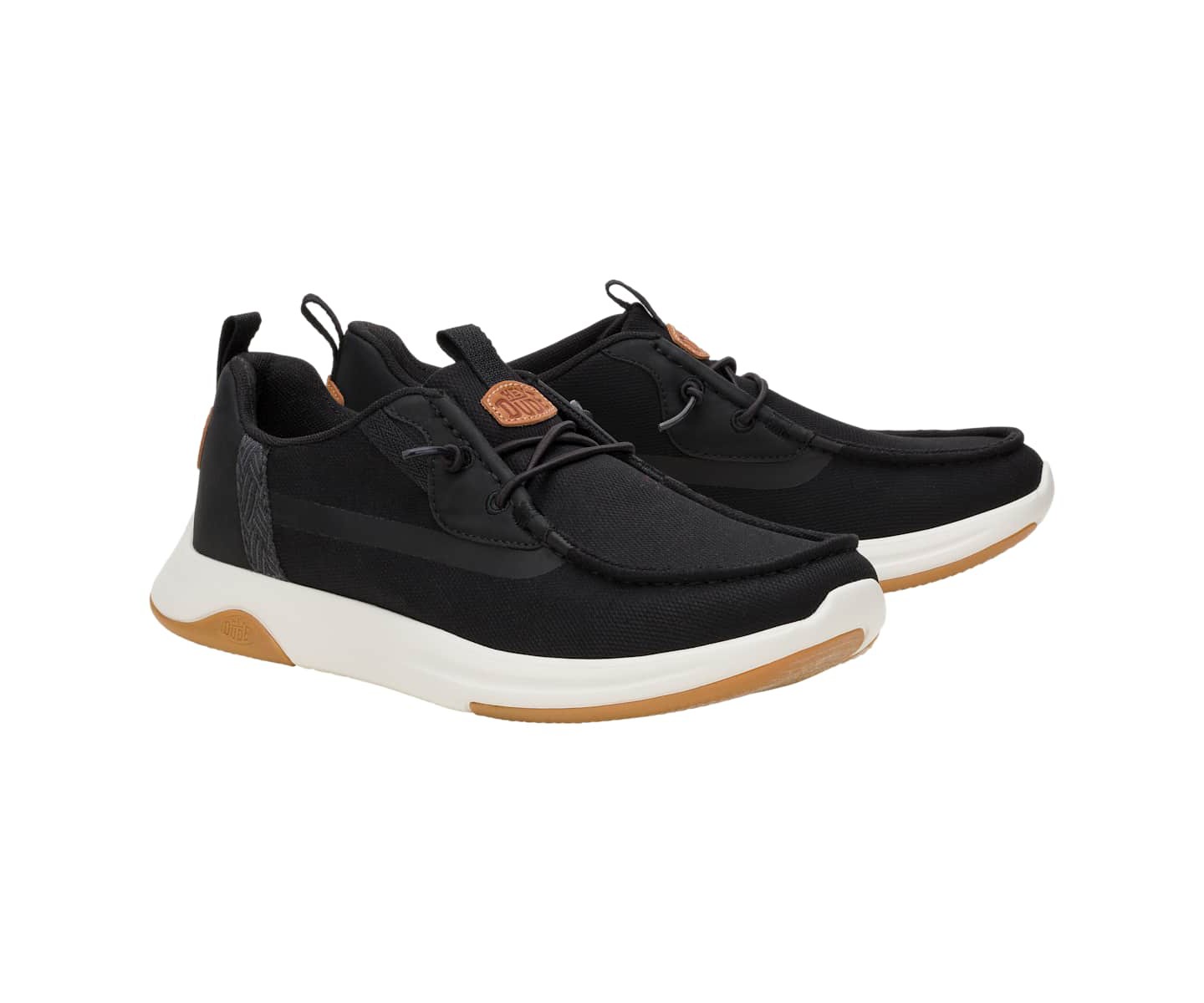 HEYDUDE Men Wally Drift Mesh, Black White, 11, цвет: Чёрный — фото 2