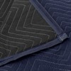 Sure-Max Moving & Packing Blanket - Pro Economy - 80" x 72" (35 lb/dz weight) - Professional Quilted Shipping Furniture Pad Navy Blue and Black - image 4 of 4