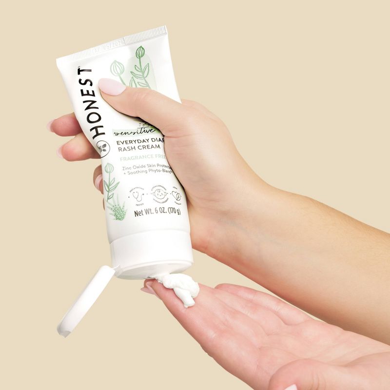 The Honest Company Sensitive Everyday Diaper Rash Cream Fragrance Free , 4 of 9
