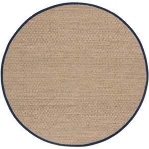 Natural Fiber Twill Plain Seagrass NF111 Indoor Rugs - Safavieh - 1 of 4