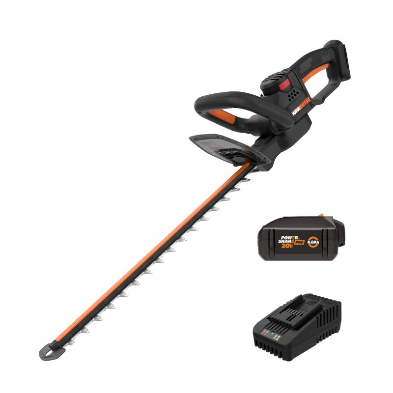 Worx Nitro WG263 20V Brushless 22” Cordless Hedge Trimmer (Battery & Charger Included), 1 of 13