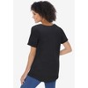 Woman Within Plus Size Cuffed Americana Print Tee - 3 of 4