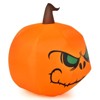 Tangkula 4 FT Halloween Inflatable Pumpkin Large Blow up with Build-in LED Light for Indoor&Outdoor - 3 of 4