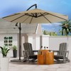 INFURNIC Patio Umbrellas, Double Sided Twin Patio Umbrella Outdoor, Brown - 2 of 4