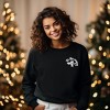 Simply Sage Market Women's Graphic Sweatshirt Tis The Season Holly Berries Mini - 2 of 4