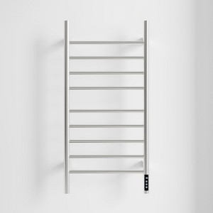SEVOBAL Bathroom Towel Holders Heated Towel Rack Compact Space Saving Design for Bathroom and Home, Brushed Nickel, 18.7"*35.43"*3.78" - 1 of 4