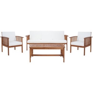 Finnick 4Pc Living Set - Indoor/Outdoor - PAT7313 - Safavieh - 1 of 4