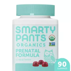 SmartyPants Organics Prenatal Formula Multivitamin Gummies - 90ct