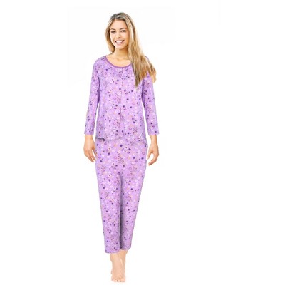 JEFFRICO Pajamas For Women 2 Piece Set Long Sleeve Sleepshirt With Pants Sleepwear Soft Pajamas