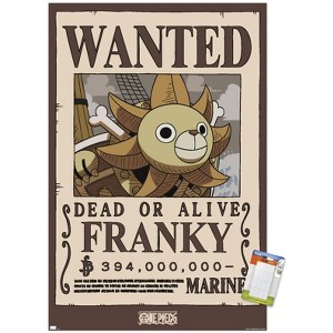 Trends International One Piece - Franky Wanted Poster Unframed Wall Poster Prints - 1 of 4