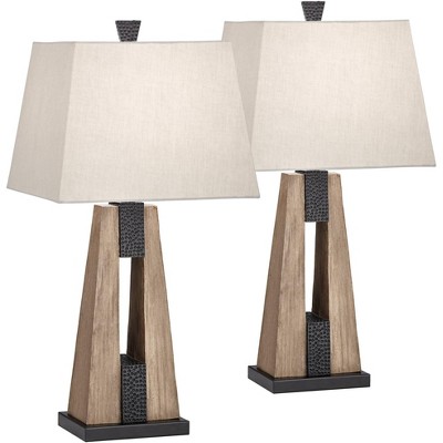 farmhouse table lamp set