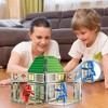 PICASSO-TILES 64pcs Magnetic Tiles, Ninja Dojo House Theme with Ninjas Weapon Accessories, Educational Building Blocks, STEM Toy for Kids - 3 of 4