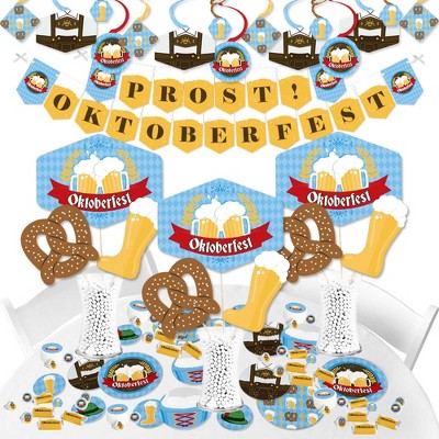 Big Dot Of Happiness Oktoberfest - Beer Festival Supplies - Banner ...