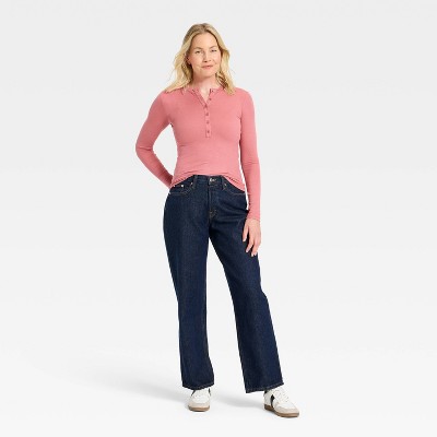 Women's Mid-Rise 90's Baggy Denim Jeans - Universal Thread' - image 3
