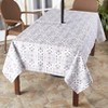 The Lakeside Collection Zippered Outdoor Umbrella Hole Tablecloths - image 3 of 4