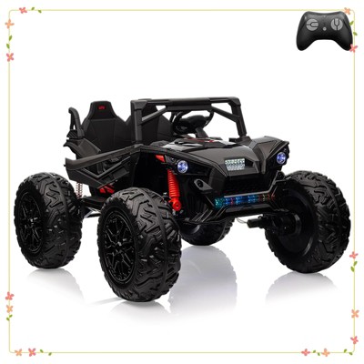 2 Seaters 24V Kids Ride UTV Car with Remote Control,10AH Battery