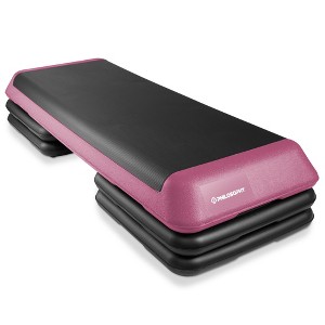 Philosophy Gym Exercise Step Platform, Health Club Size Adjustable ...