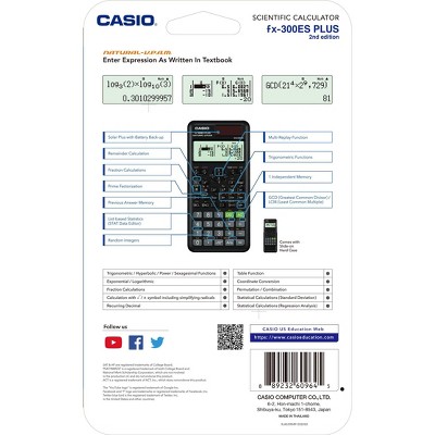 Casio FX-300 Scientific Calculator - Black