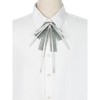 INSPIRE CHIC Women's Lace Pre-Tied Corsage Ribbon Bow Tie Brooches - 4 of 4