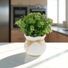 Unique Bargains Artificial Plants Flower Bud Vase Plastic 3.43"x3.43"x7.48" 1 Pc - 2 of 4