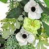 24" Artificial Rose and Anemone Woven Branch Base Wreath - National Tree Company - image 3 of 3