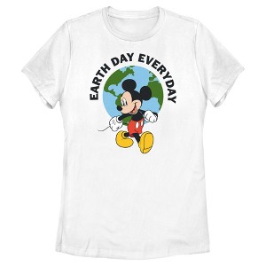 Women's Mickey & Friends Earth Day Everyday T-Shirt - 1 of 4