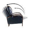 Set of 2 Alexandra Genuine Leather Manual Recliner| ART OF LIVING DESIGNS - 4 of 4