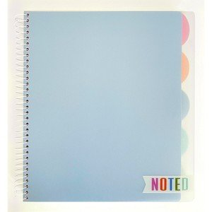 Carolina Pad Noted Premium 5-Subject Subject Notebooks College Ruled 150 Sheets Color chosen at - 1 of 4