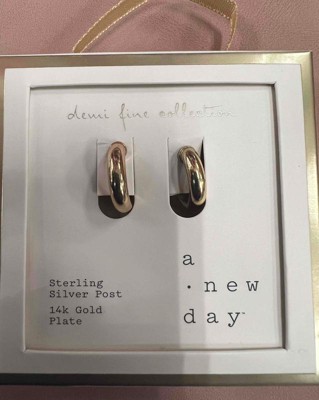 Brass Stud Earring Back 28pc - A New Day™ Gold/Silver