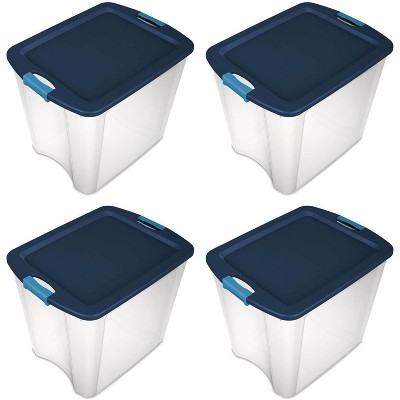 plastic storage totes on sale