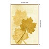 Amanti Art Amber Leaves by Pernille Folcarelli Canvas Wall Art Print Framed 23-in. x 33-in. - 4 of 4