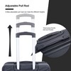 Whisen 4-Piece Set(16/20/24/28 in.) Luggage Sets ABS Lightweight Suitcase with TSA Lock and Rotating Wheels - 2 of 4