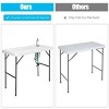 Racxily Folding Cleaning Sink Faucet Cutting Camping Table with Sprayer - 3 of 4