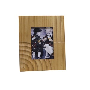 VIP Wood 10.43 in. Brown Concentric Carved Photo Frame 5x7 - 1 of 1