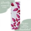 Elanze Designs Clothed Strength Dignity Crimson Foliage 20 ounce Stainless Steel Travel Tumbler - 3 of 4