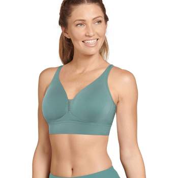 Jockey Women's Forever Fit Supersoft Modal V-neck Molded Cup Bra 2xl Warm  Shell Grey : Target