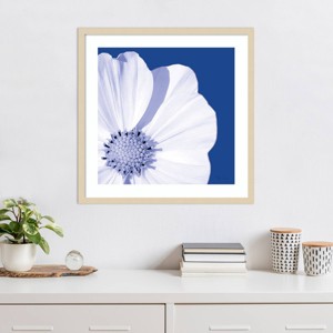 Amanti Art Flower Pop Blue III by Marie Elaine Cusson Framed Wall Art Print - 1 of 4