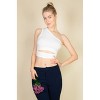 Slickblue Women's One Shoulder Ribbed Crop Top - Cut Out Slim Fit Tee - 6 Color Options, Size S-L - 2 of 4