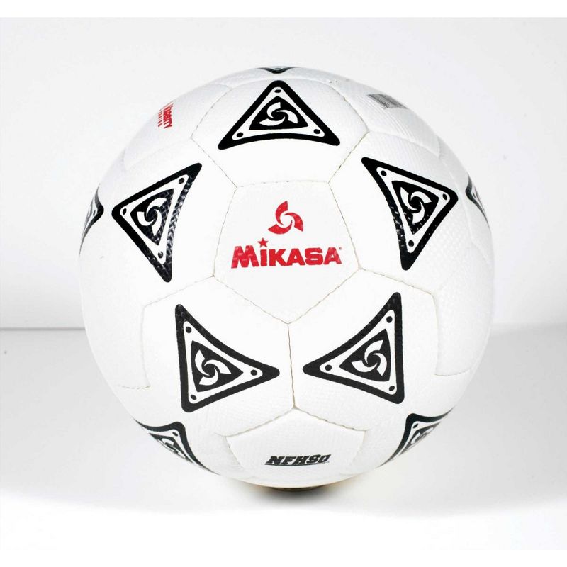 Mikasa Size 5 La Estrella Plus Soccer Ball, Ages 12 and Up, 27 Inch Diameter, White/Black, 1 of 2