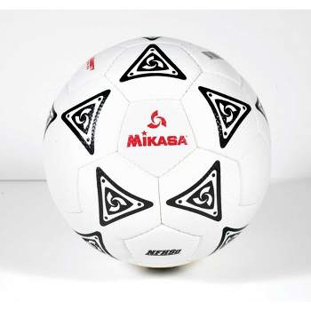 Mikasa Size 5 La Estrella Plus Soccer Ball, Ages 12 and Up, 27 Inch Diameter, White/Black