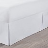 LISM 14 Inch Drop Microfiber Bed Skirts Hotel Quality Pleated Shrinkage and Fade Resistant - 3 of 4