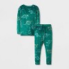 Toddler Boys' 2pc Snuggly Soft Snug Fit Pajama Set - Cat & Jack™ - 2 of 4