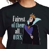 Women's - Disney Princess - Fairest of Them all Obvs Cropped Graphic T-Shirt - 2 of 4